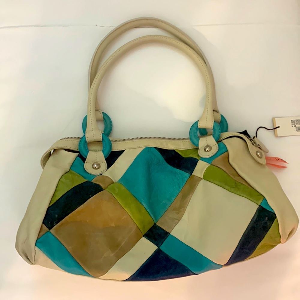 Sofia C leather purse.